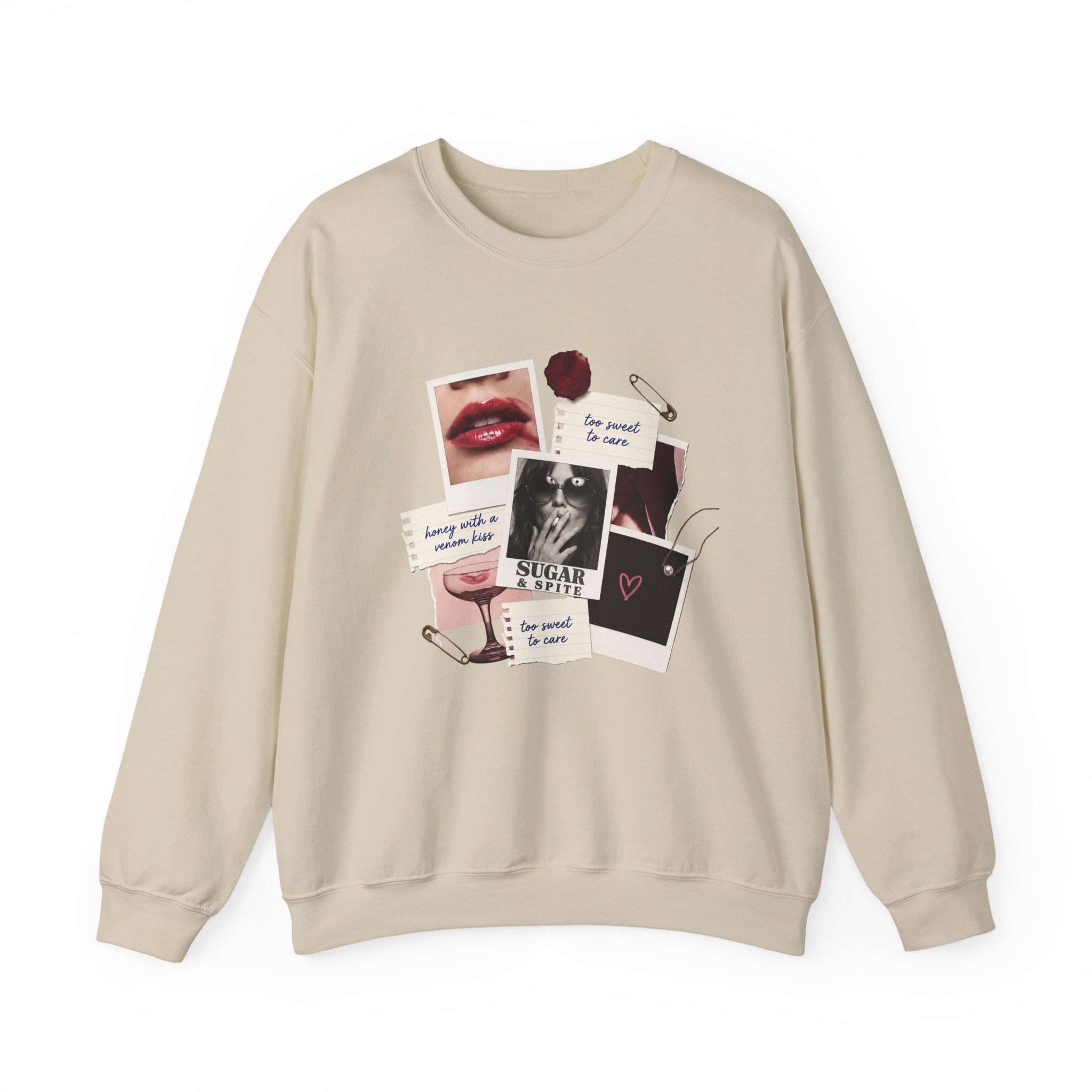 Collage Vintage Romance Crewneck Sweatshirt