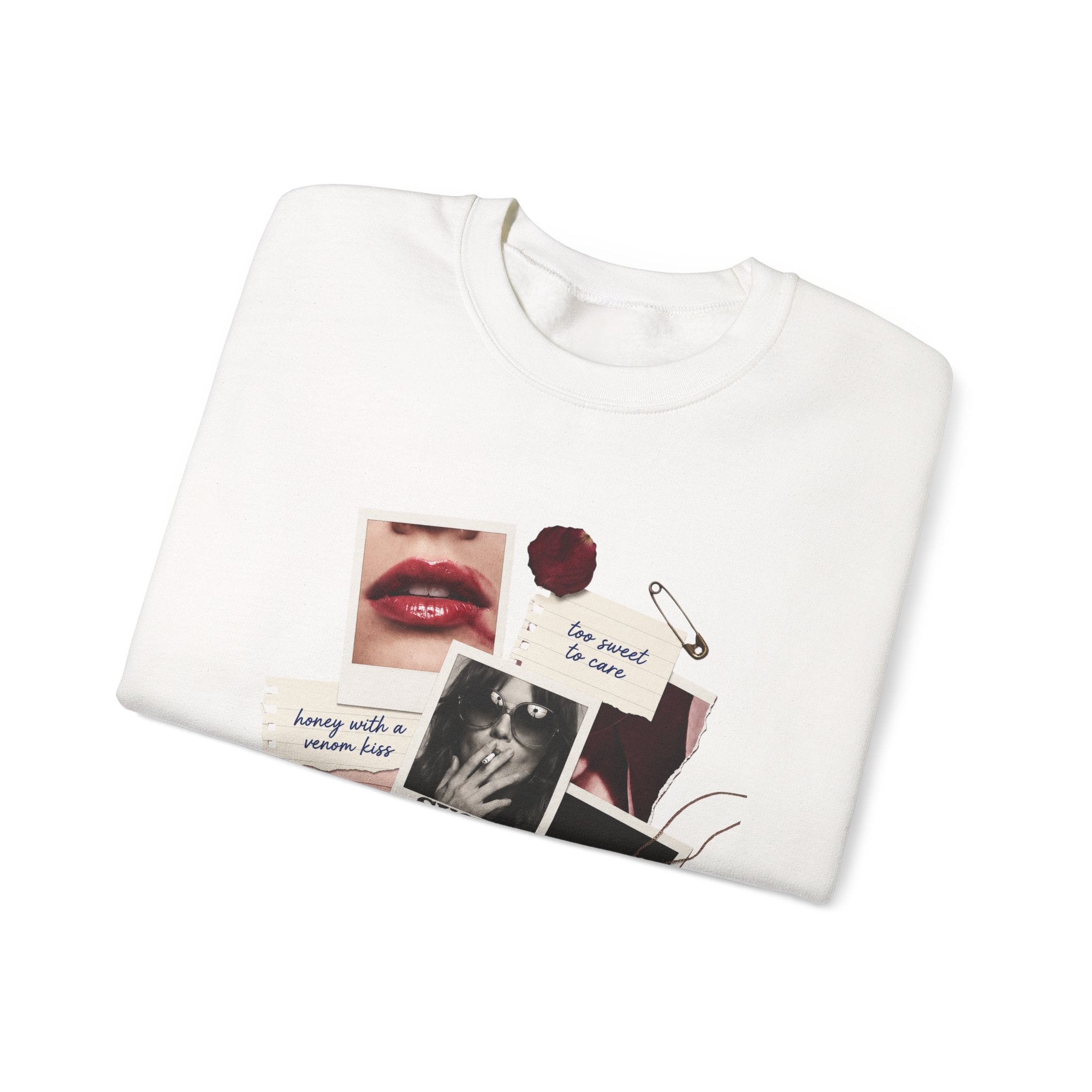 Collage Vintage Romance Crewneck Sweatshirt