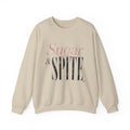 Sugar & Spite Crewneck Sweatshirt - Feminine Pink Typography Pullover