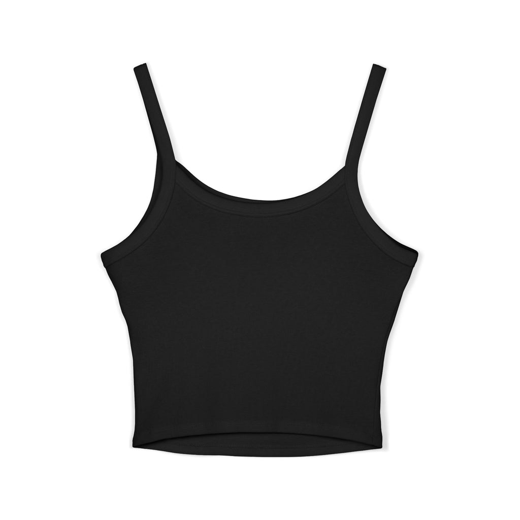 Sugar & Spice Floral Crop Tank — Women's Spaghetti Strap Tank Top