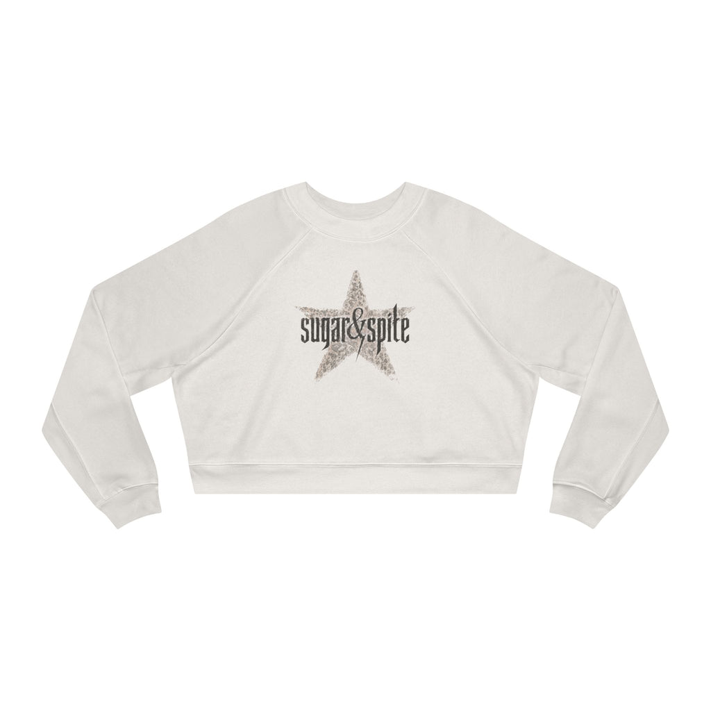 Sugar & Spite Star Cropped Fleece Pullover