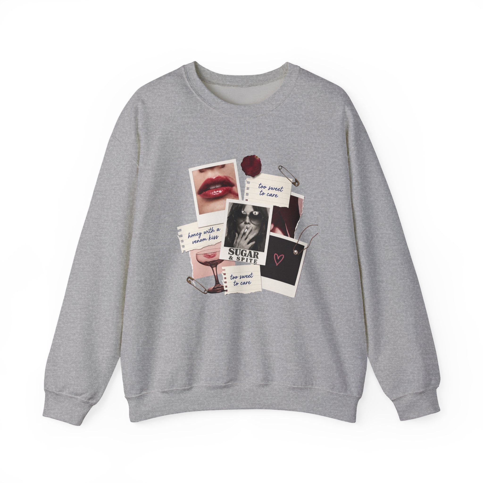 Collage Vintage Romance Crewneck Sweatshirt