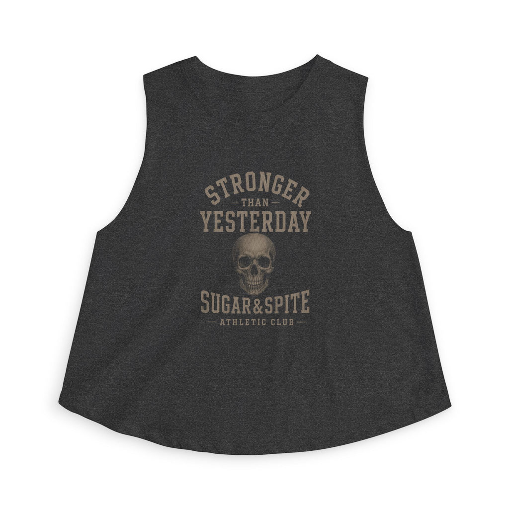 Stronger Than Yesterday Athletic Tank Top
