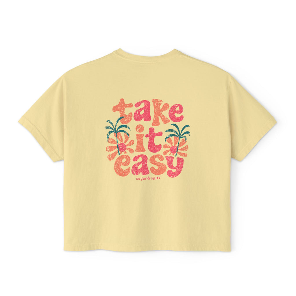 Take It Easy Women's Boxy Tee