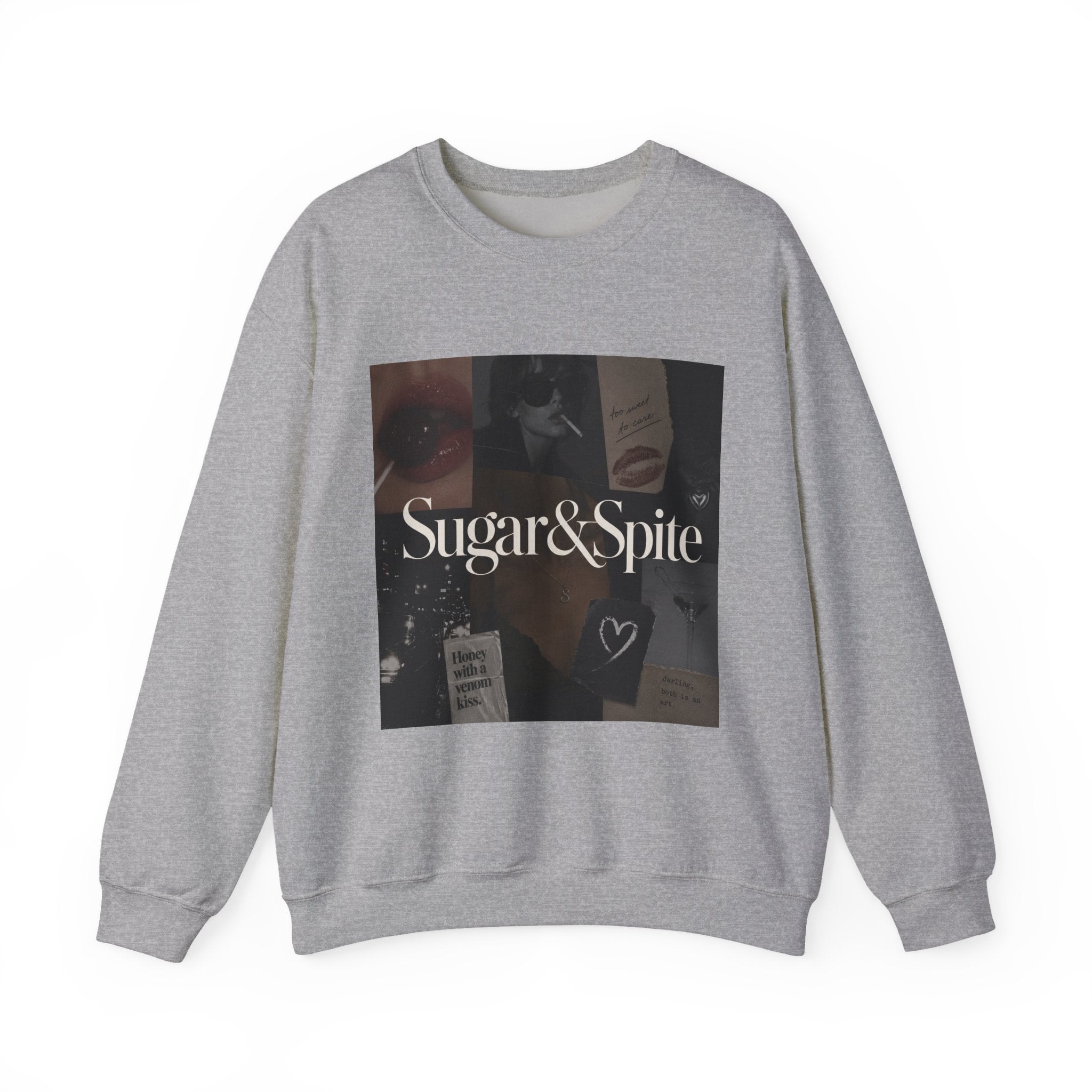 Sugar & Spite Vintage Collage Crewneck