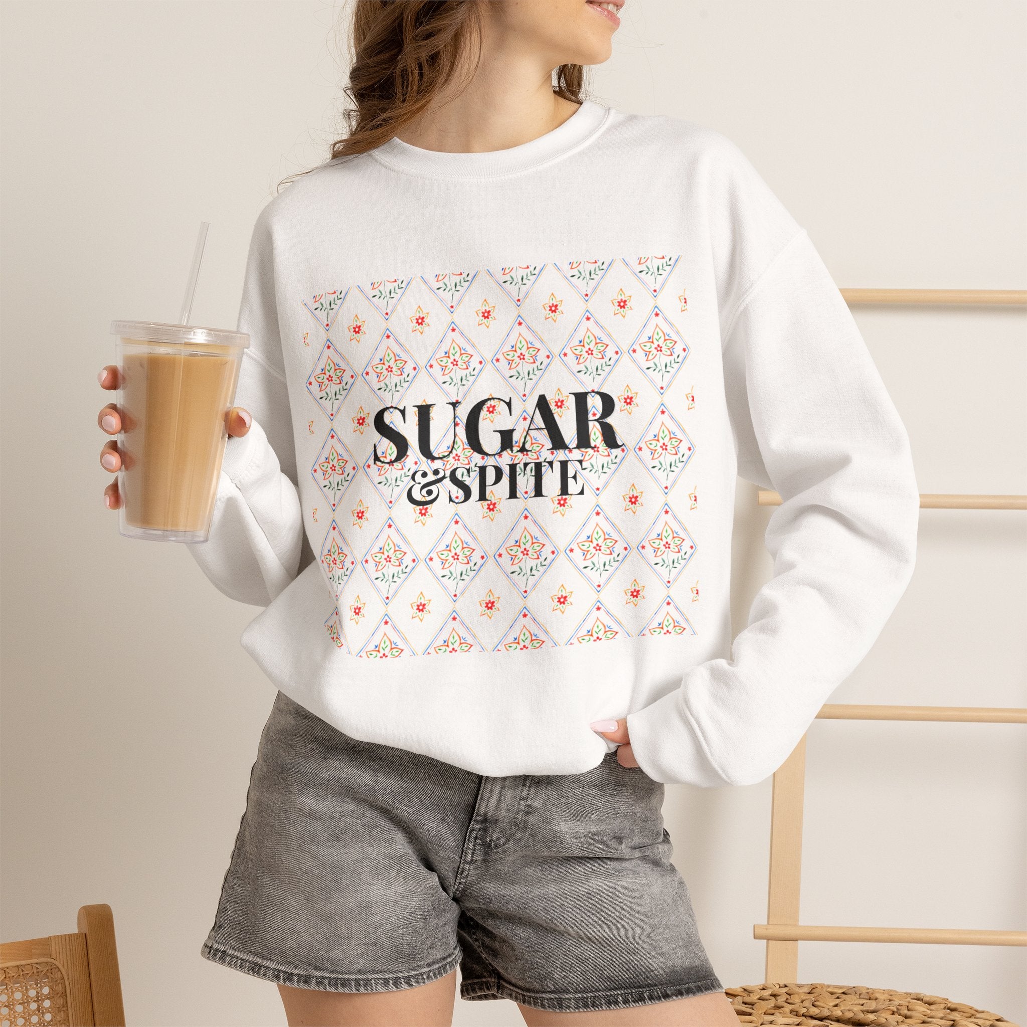 Sugar Floral Crewneck Sweatshirt