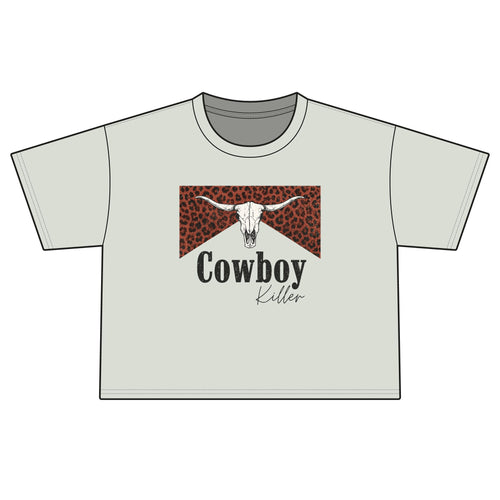 Cowboy Killer Leopard Boxy Tee