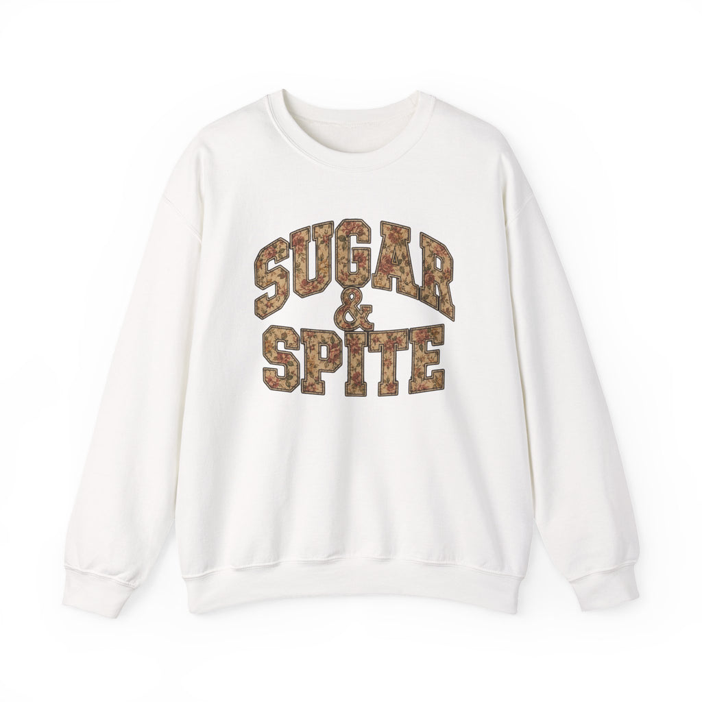 Sugar & Spite Vintage Floral Crewneck Sweatshirt