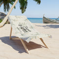 Beach Towel — Floral "Sugar & Spite" Resort Towel (Women's Apparel)