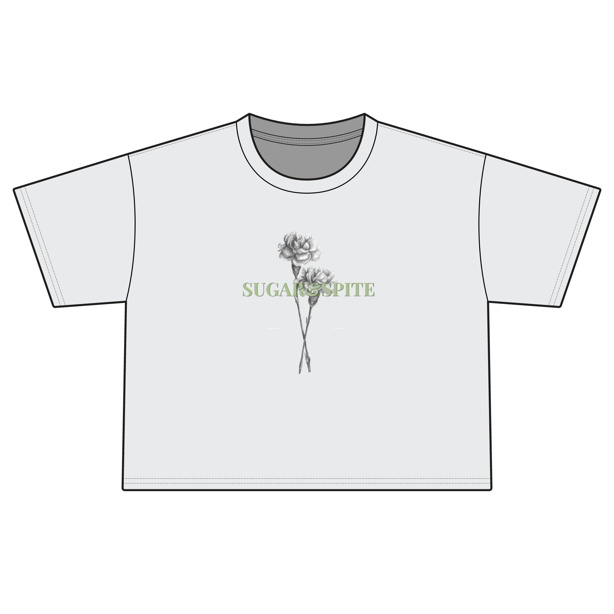 Sugar & Spite Floral Boxy Tee