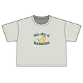 Boxy Tee — "This Sh*t Is Bananas" Graphic Crop T‑Shirt