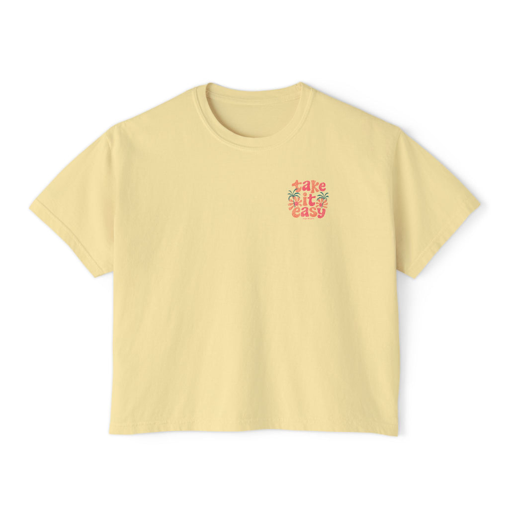 Take It Easy Women's Boxy Tee