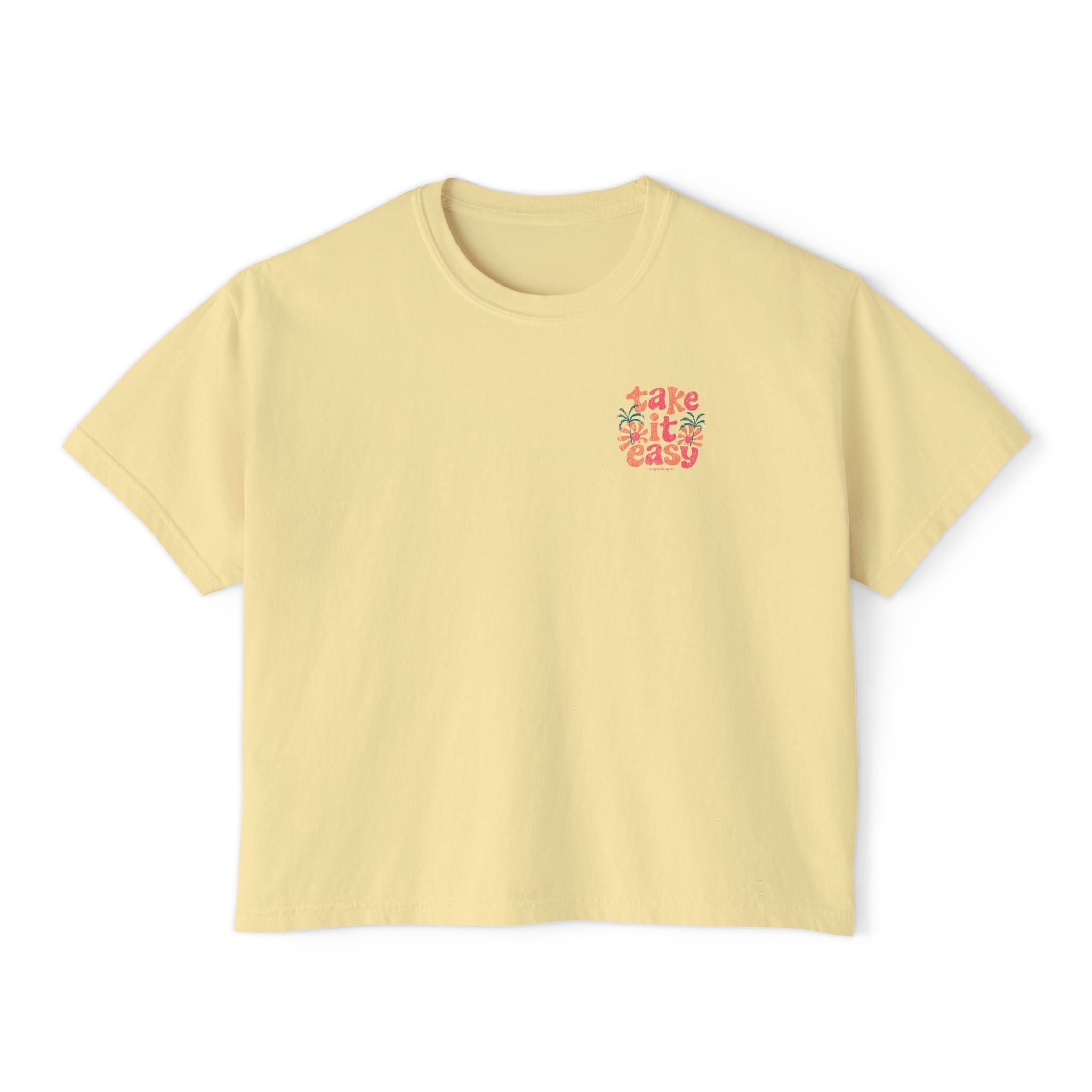 Take It Easy Women's Boxy Tee