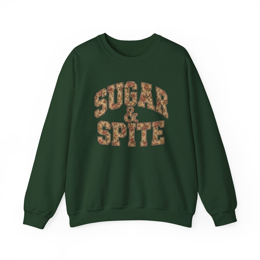 Sugar & Spite Vintage Floral Crewneck Sweatshirt