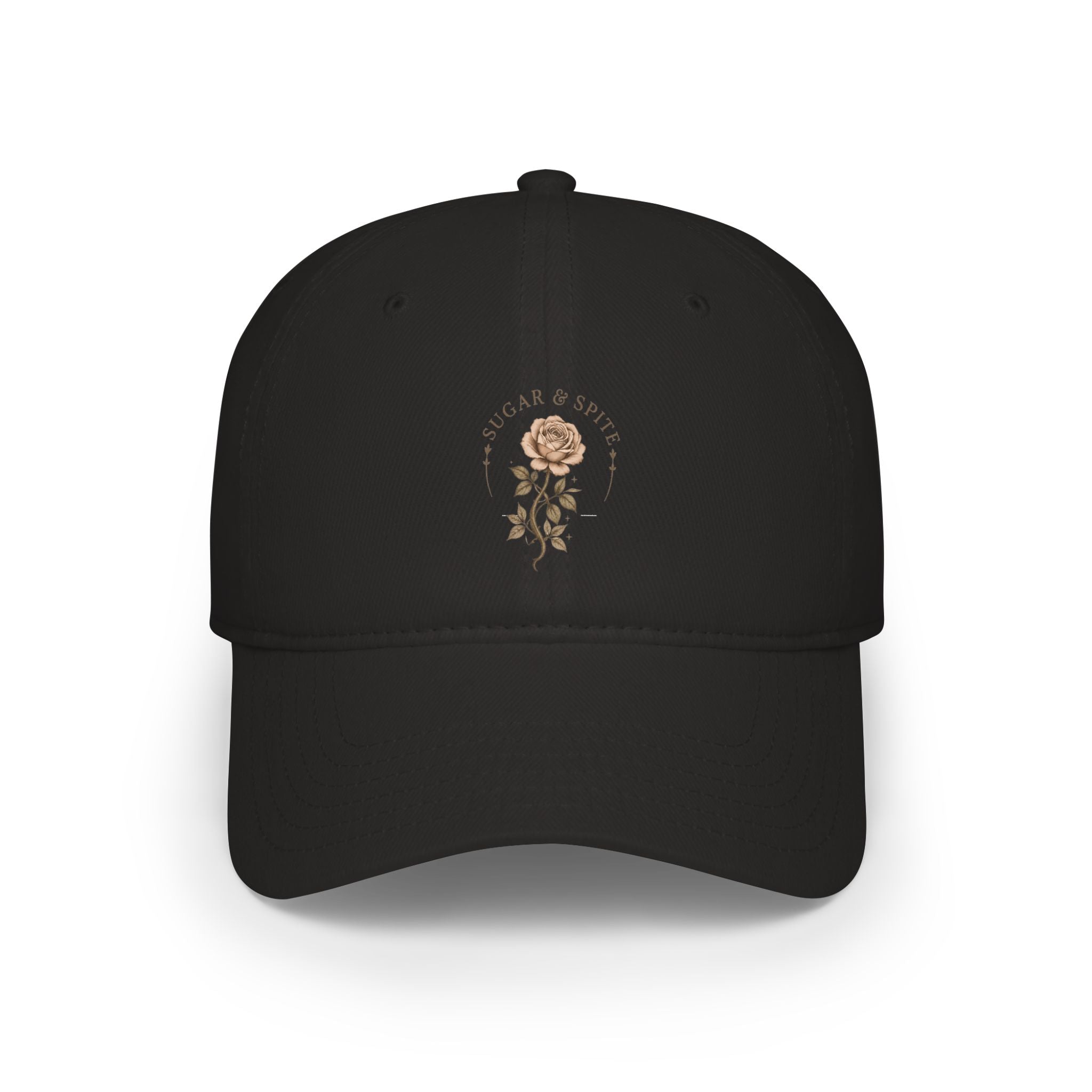 Floral Rose Low Profile Baseball Cap