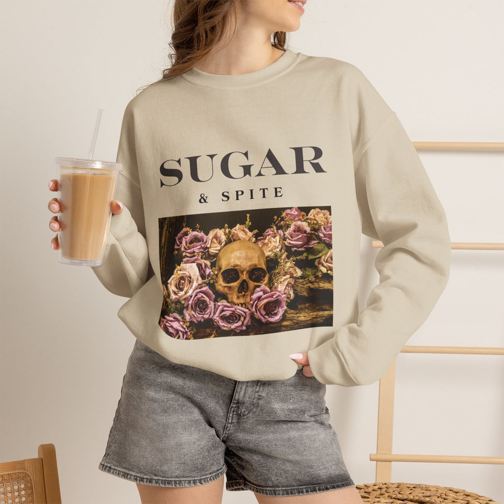 Sugar & Spite Skull Crewneck Sweatshirt