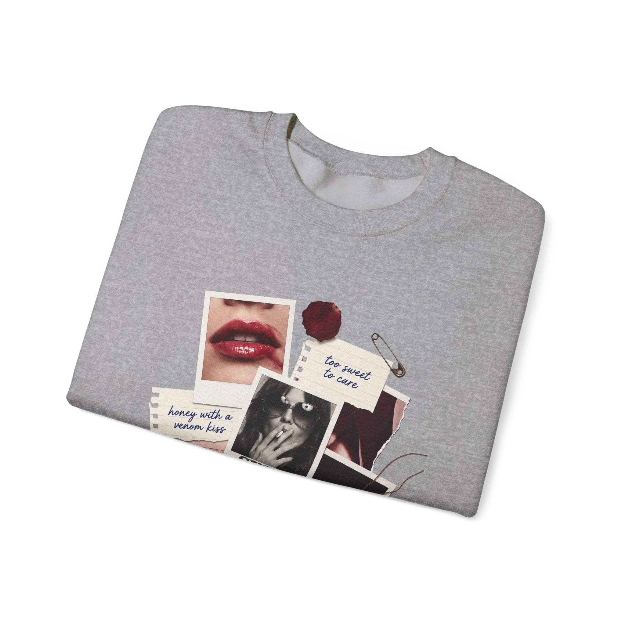 Collage Vintage Romance Crewneck Sweatshirt