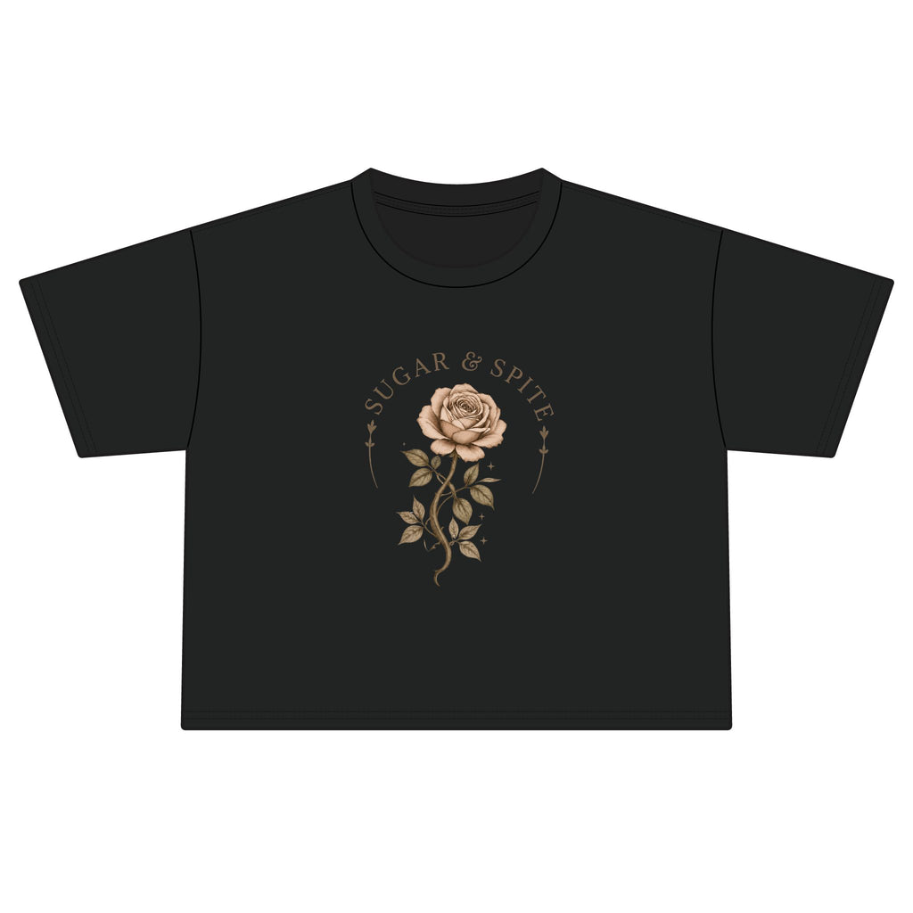 Sugar & Spite Rose Boxy Tee