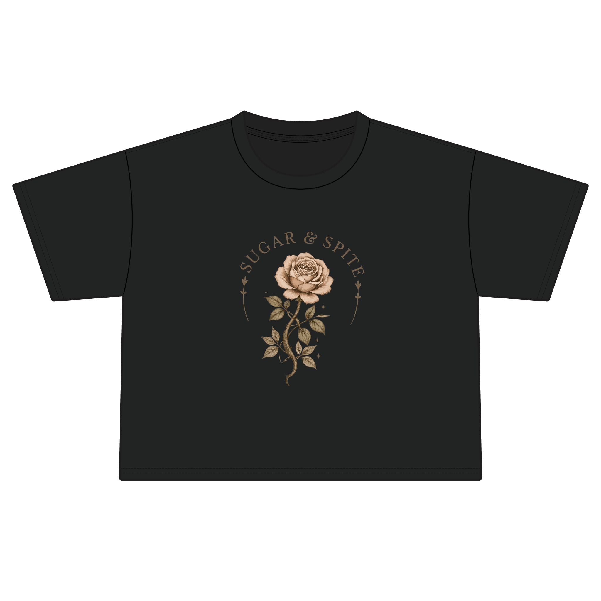 Sugar & Spite Rose Boxy Tee