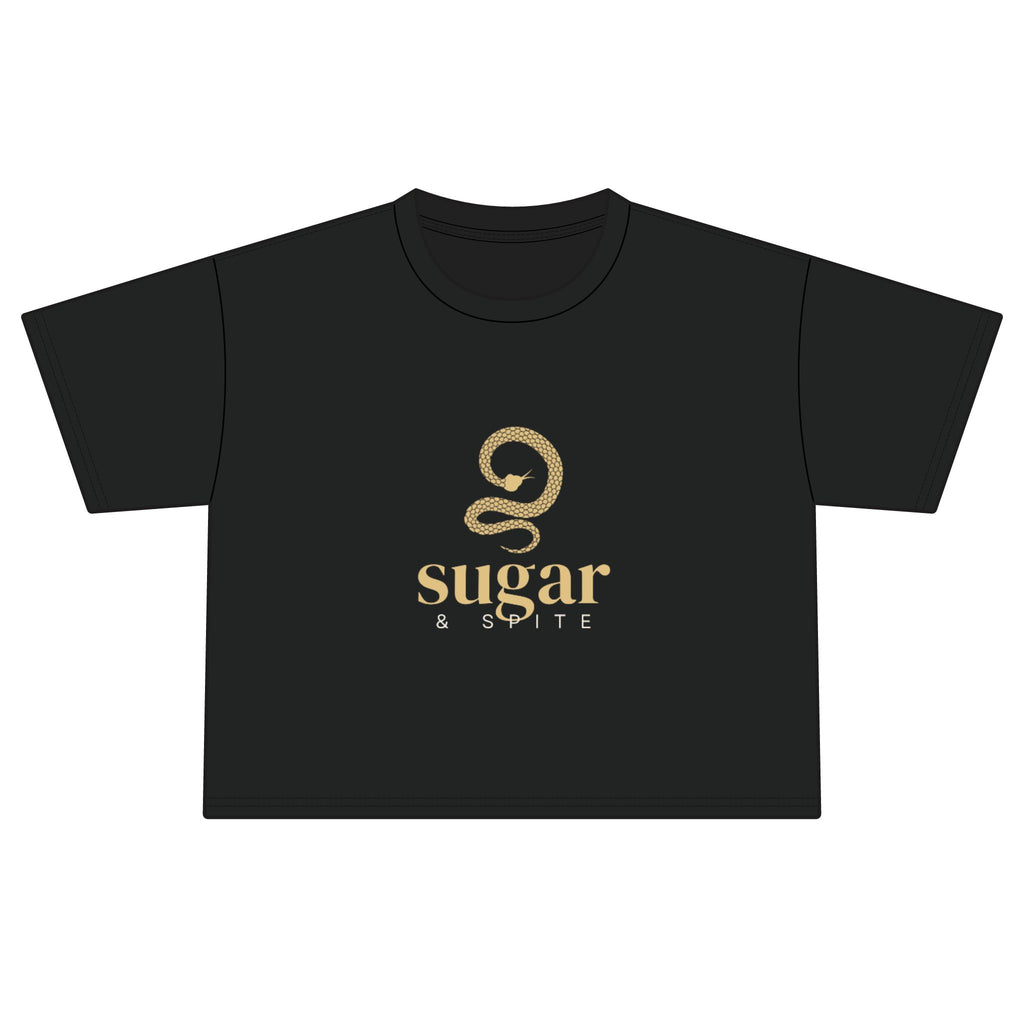 Sugar & Spite Snake Logo Tee | Boxy Crop T-Shirt