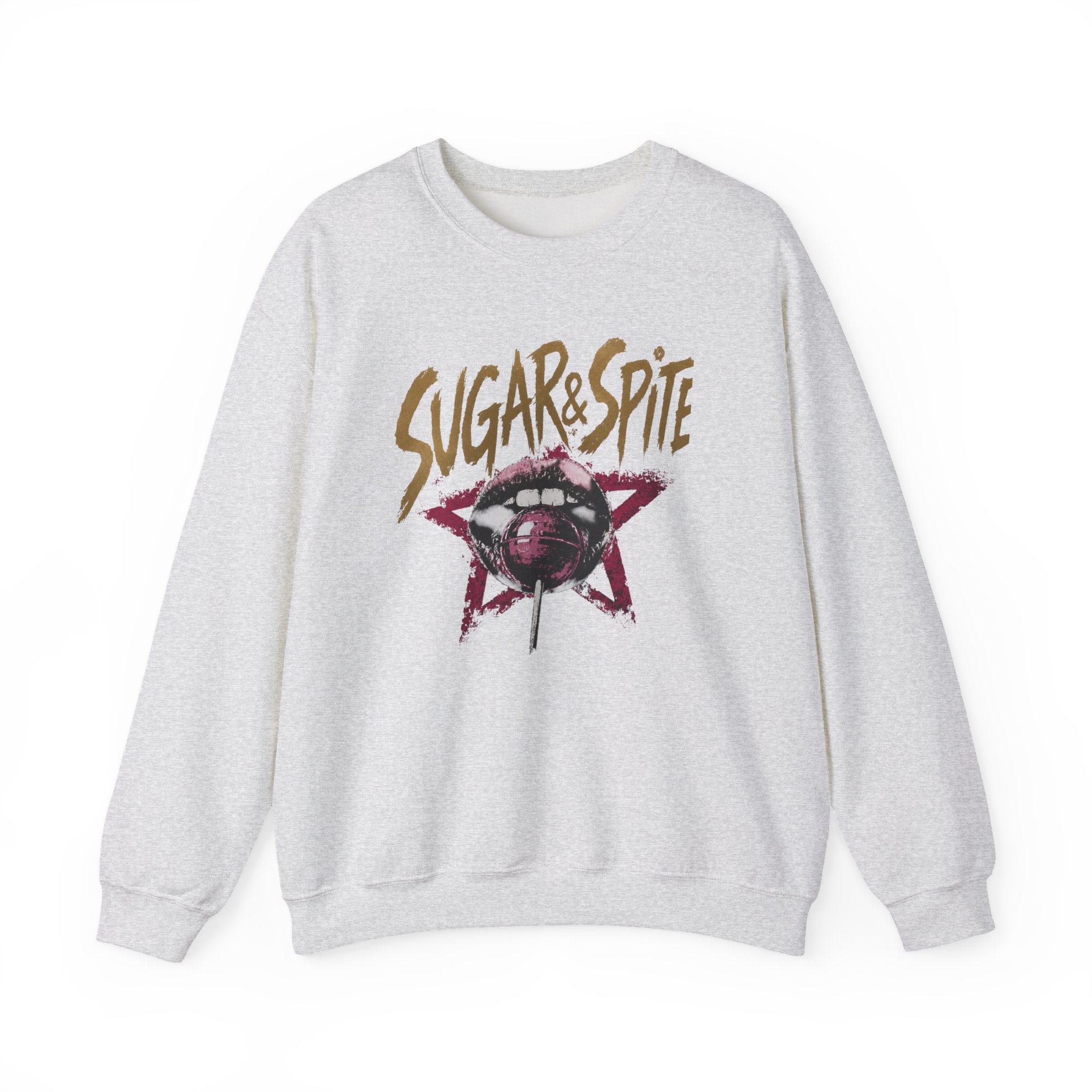 Sugar&Spite Lips and Pop Crewneck Sweatshirt