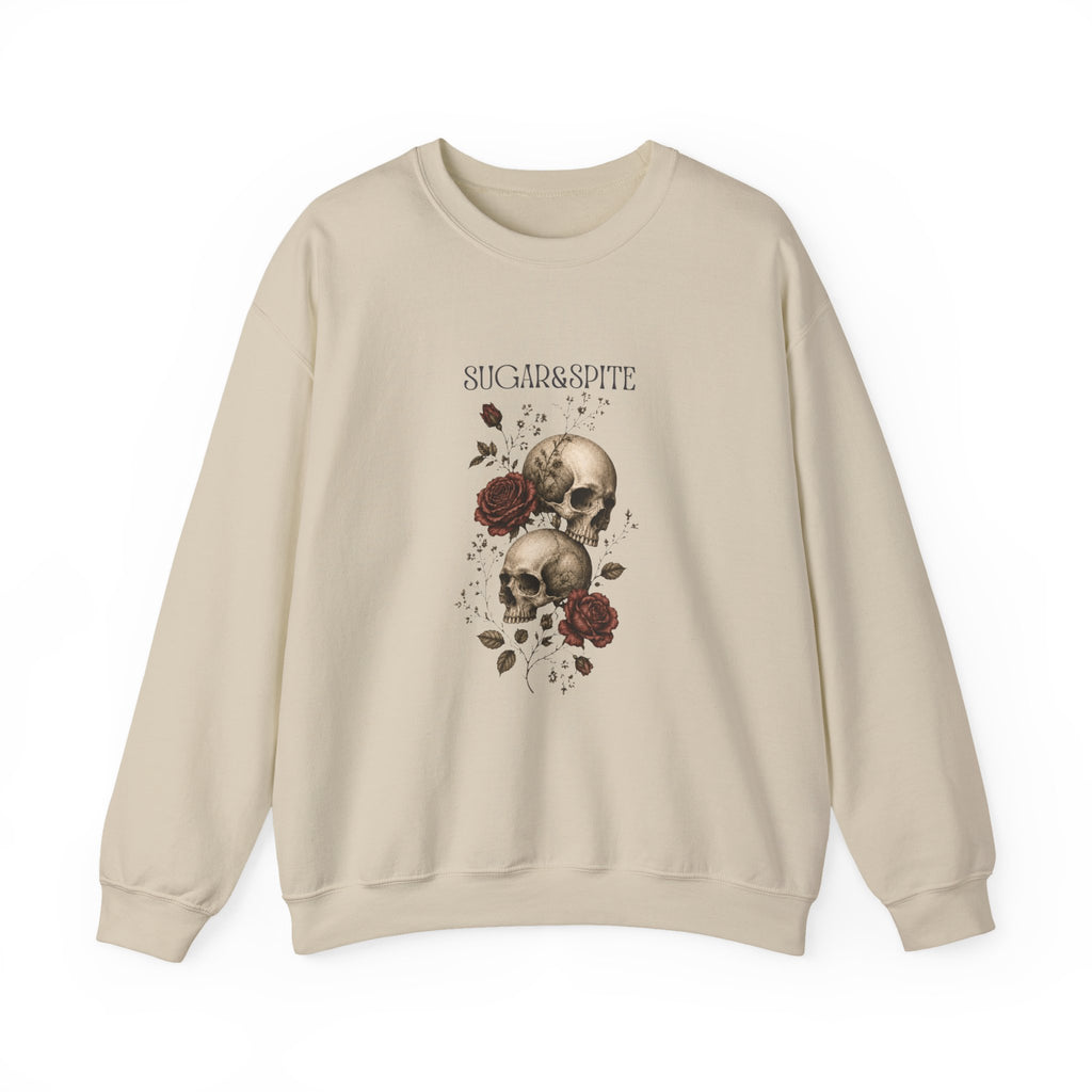 Skulls & Roses Crewneck Sweatshirt