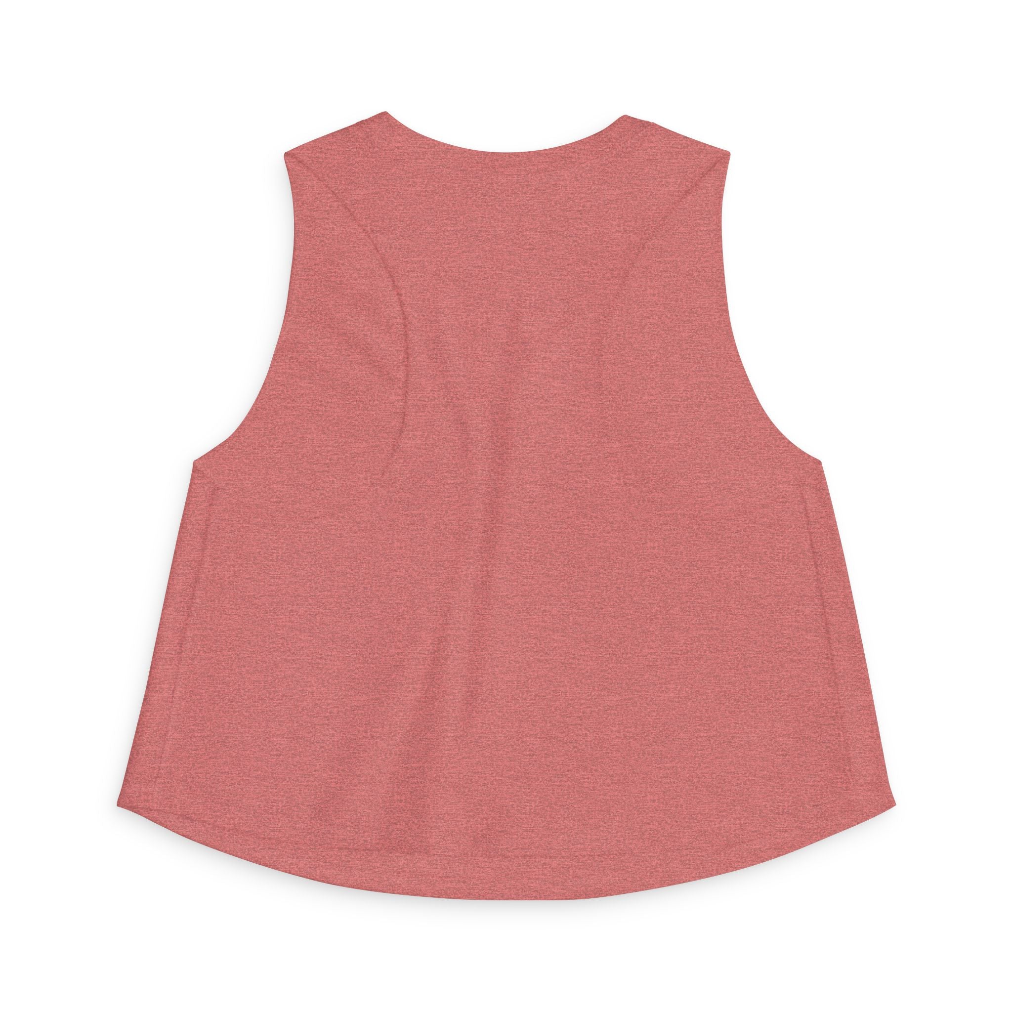 Built Different Crop Top — Women’s Fitness Tank with Barbell Graphic