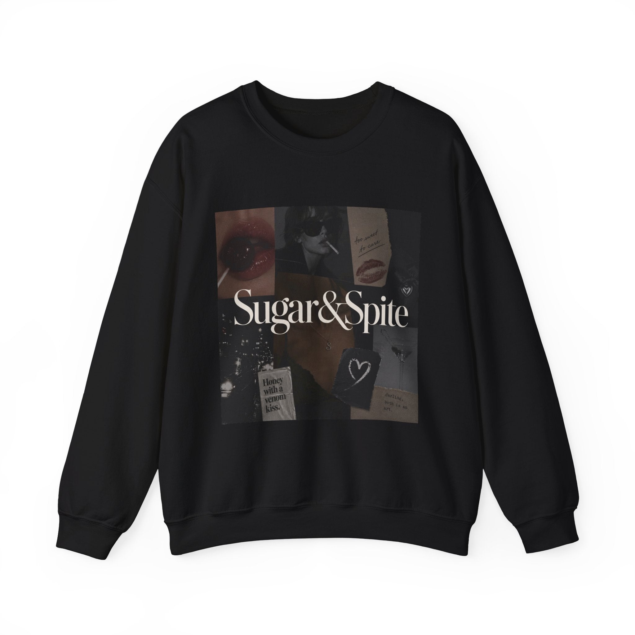 Sugar & Spite Vintage Collage Crewneck