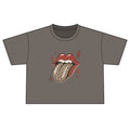 Leopard Tongue Graphic Tee | Boxy Crop T-Shirt