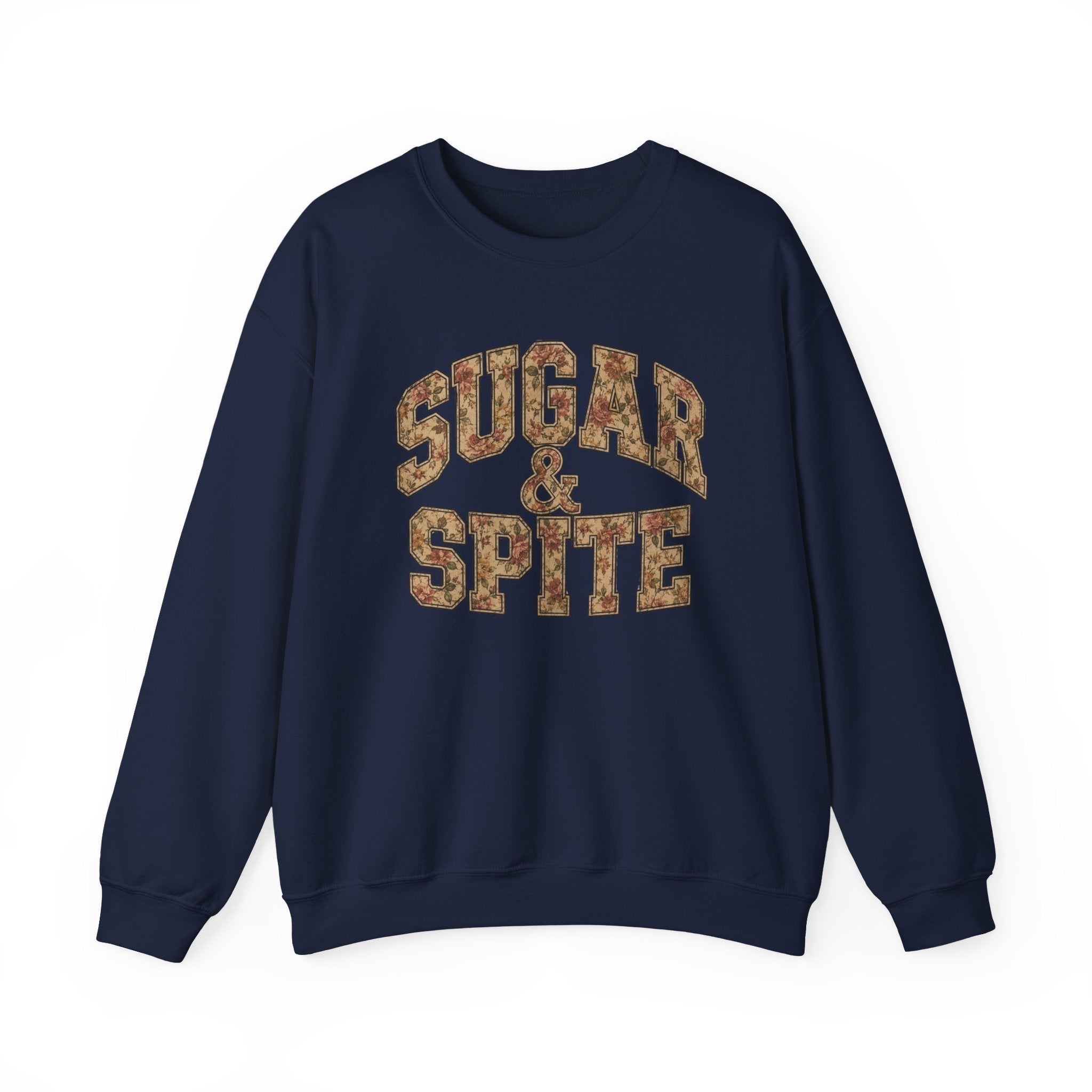Sugar & Spite Vintage Floral Crewneck Sweatshirt