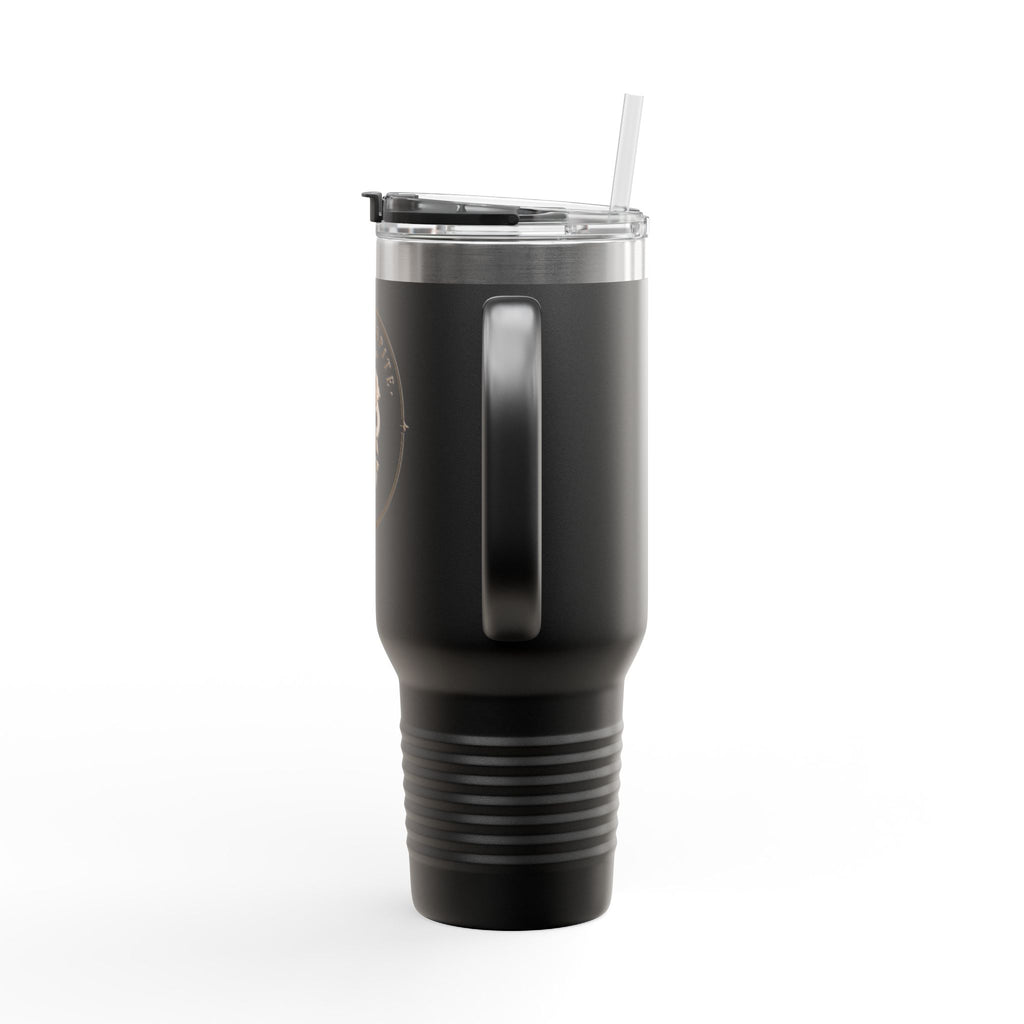 40oz Insulated Travel Mug — Wildflower 'Wander & Sip' Stainless Steel Tumbler