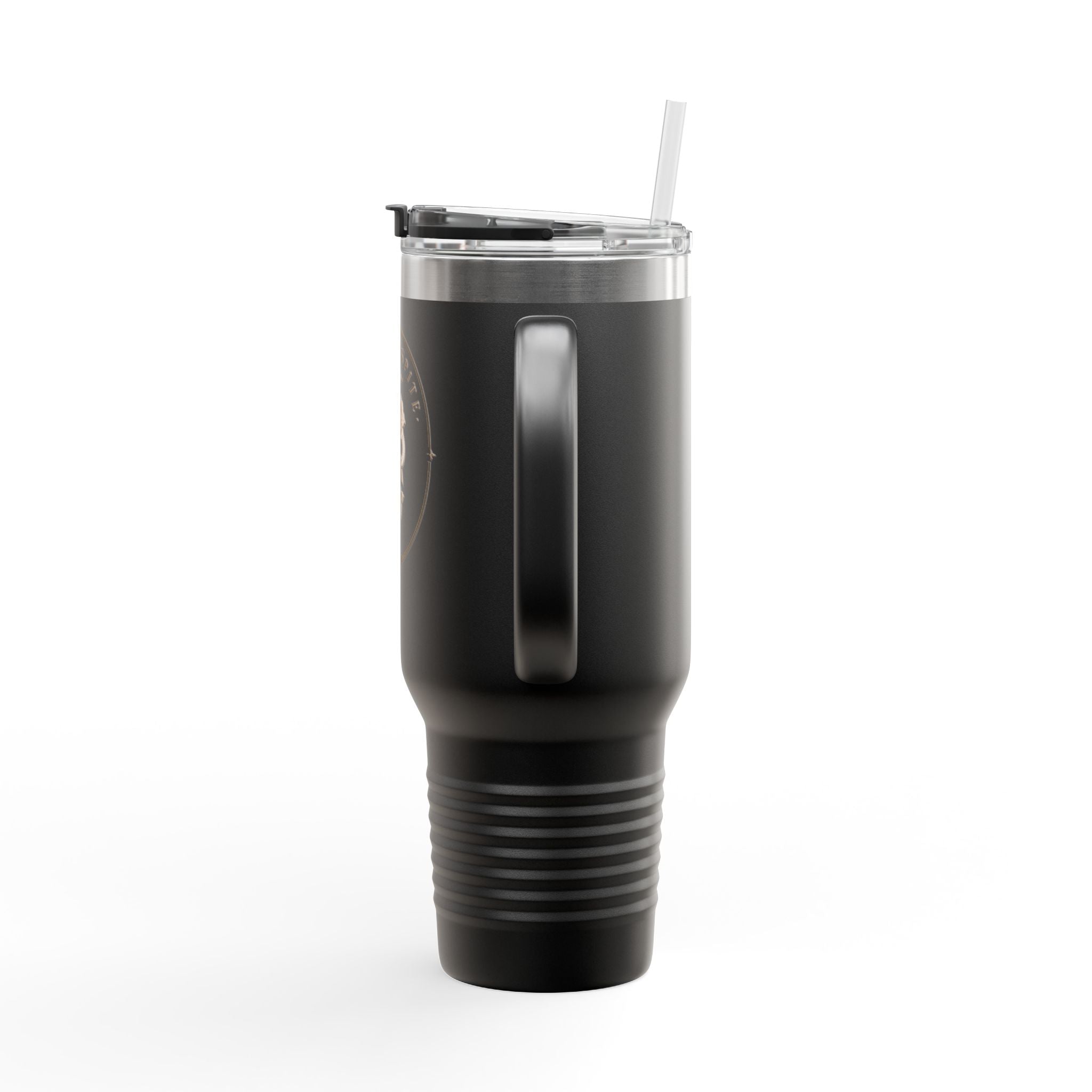 40oz Insulated Travel Mug — Wildflower 'Wander & Sip' Stainless Steel Tumbler