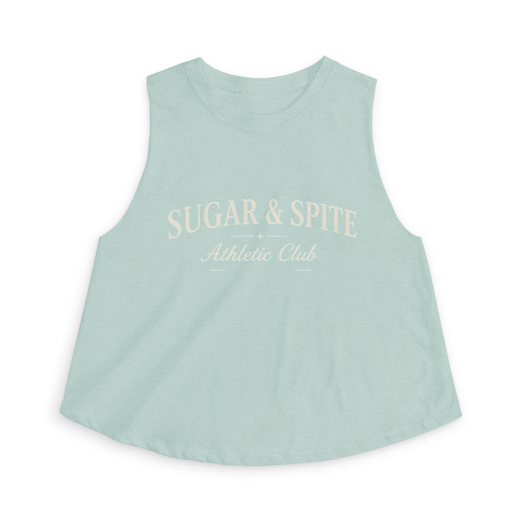 Sugar & Spite Athletic Club Crop Top — Women's Vintage Athletic Tank