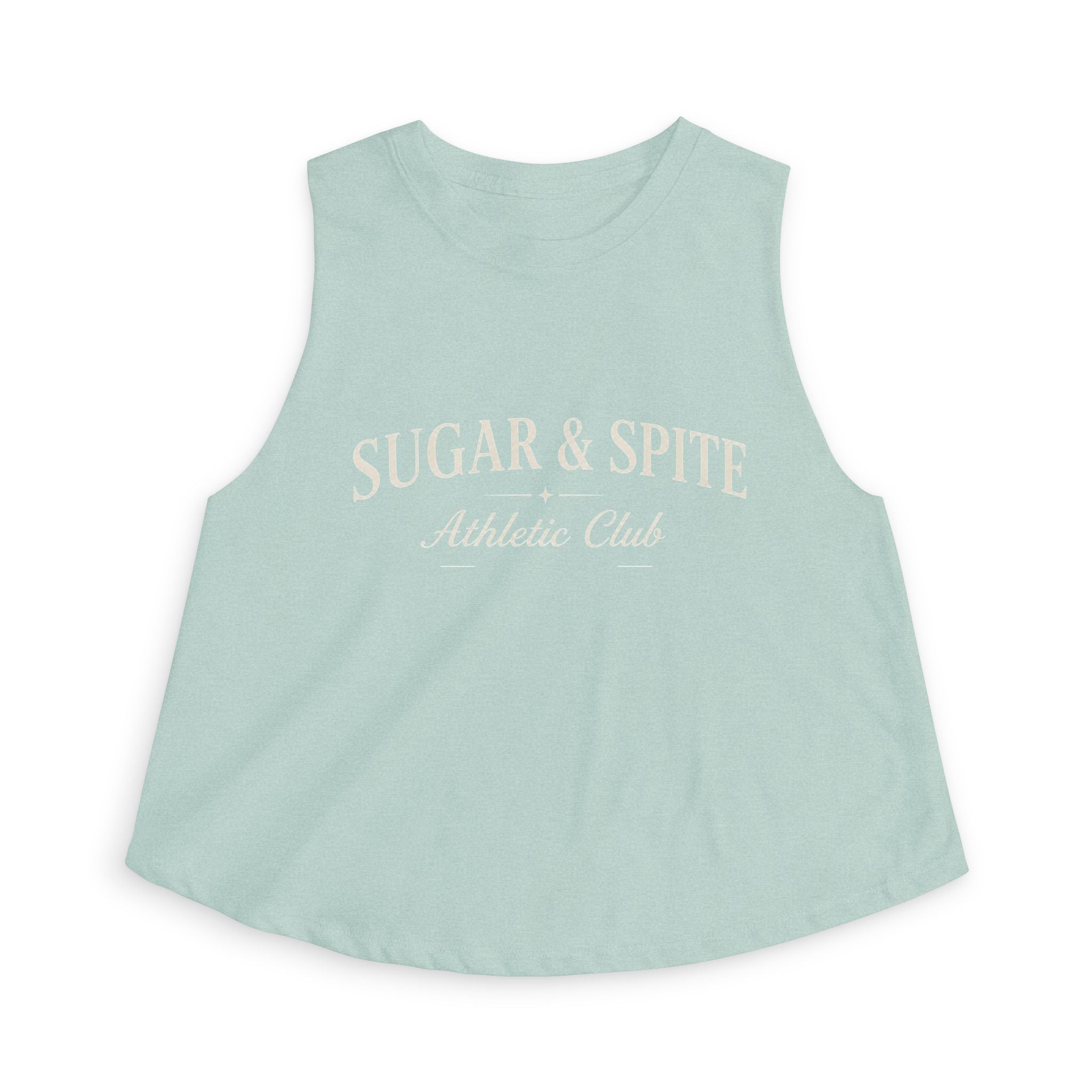 Sugar & Spite Athletic Club Crop Top — Women's Vintage Athletic Tank