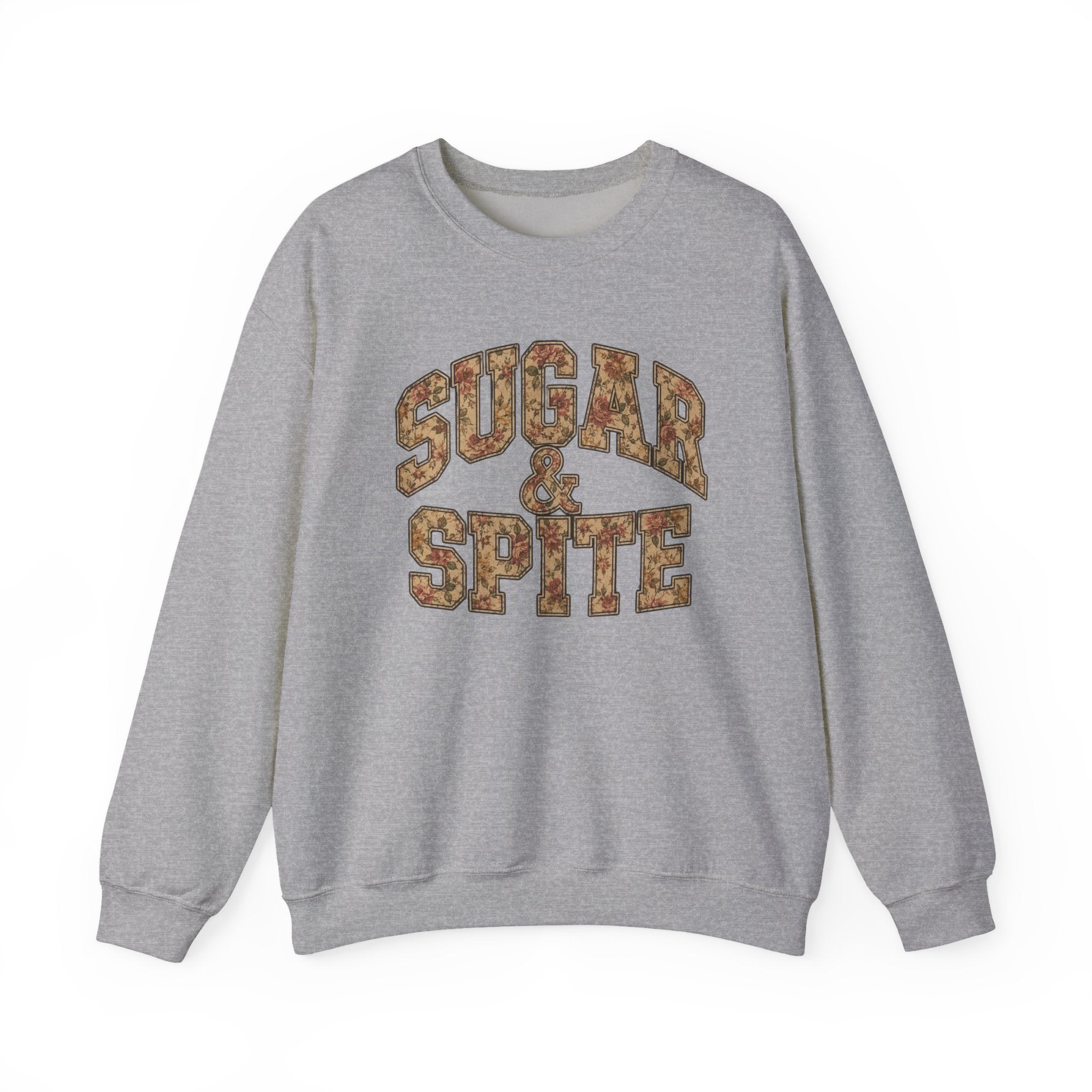 Sugar & Spite Vintage Floral Crewneck Sweatshirt