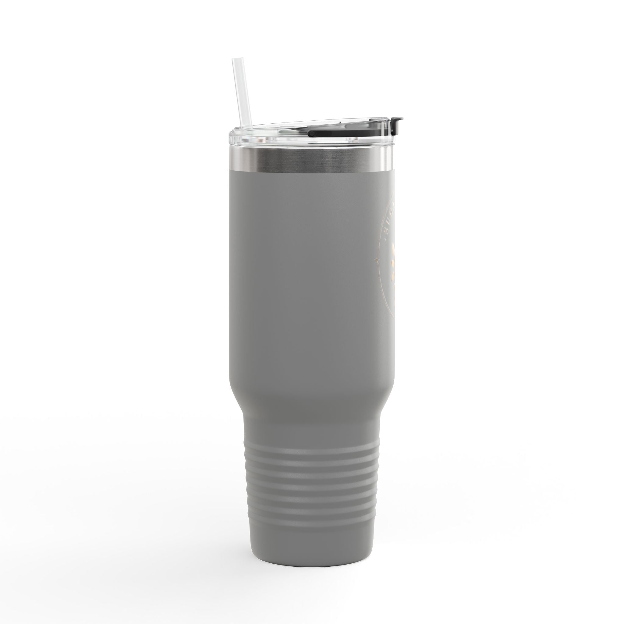 40oz Insulated Travel Mug — Wildflower 'Wander & Sip' Stainless Steel Tumbler