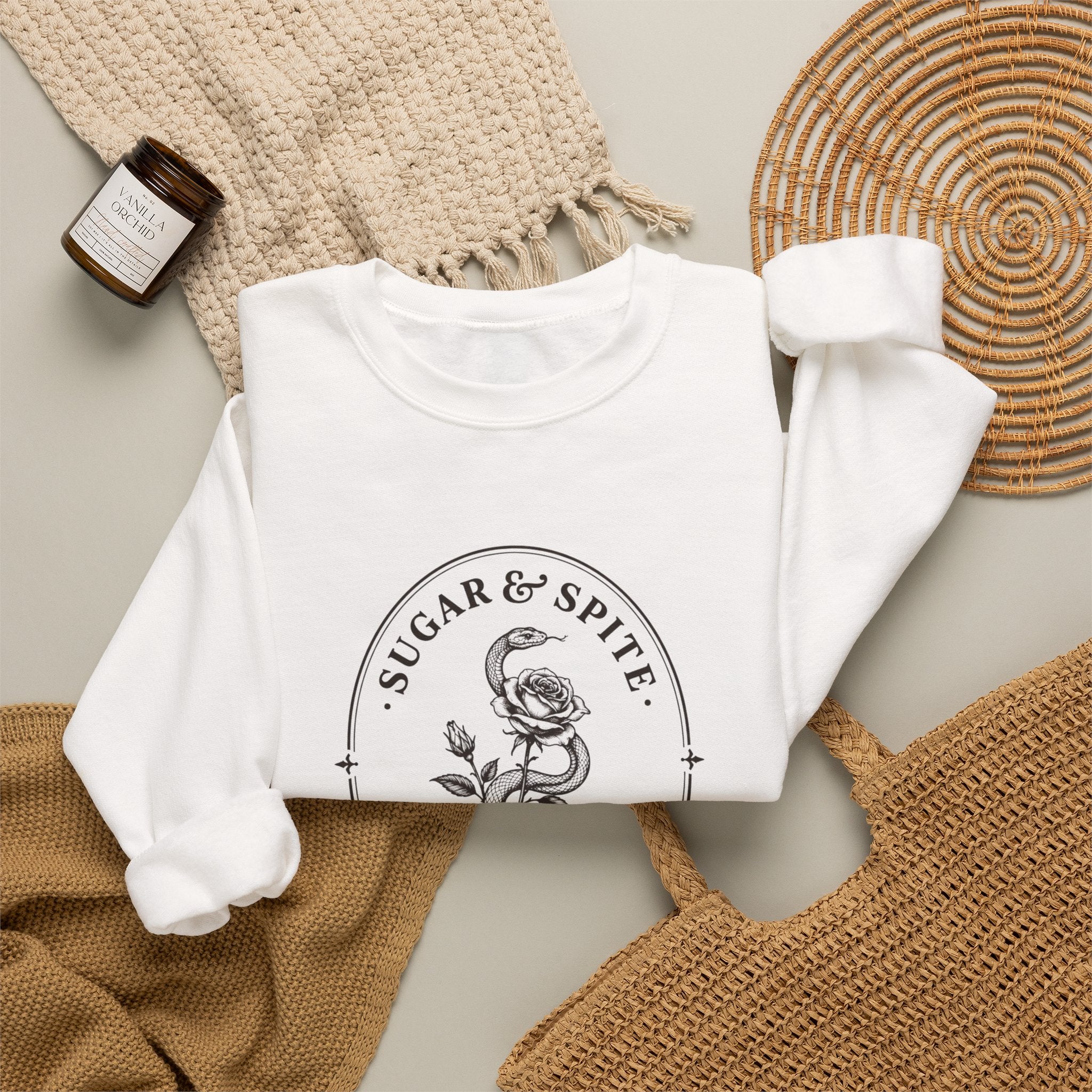 Sugar & Spite Signature Logo Crewneck Sweatshirt