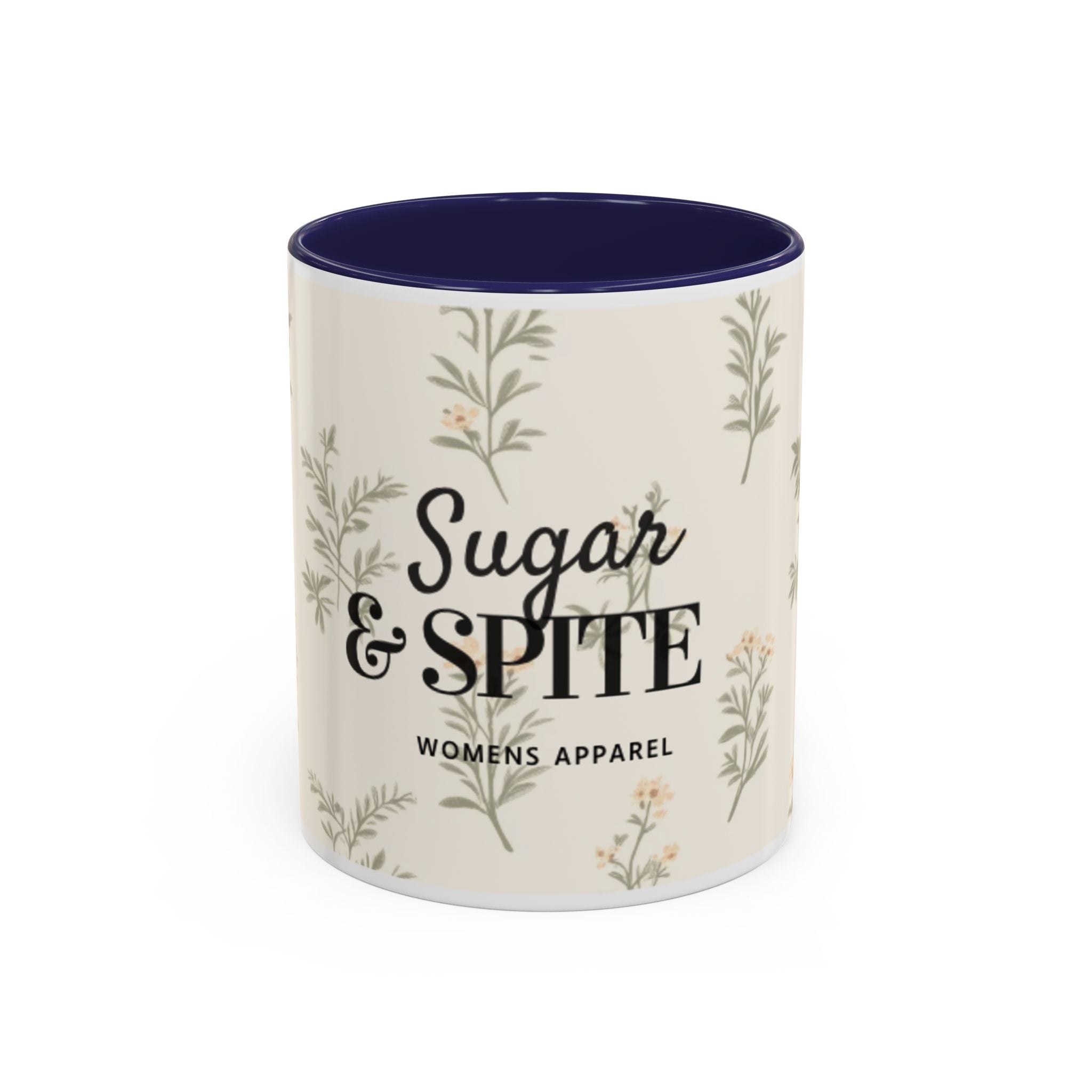 Sugar & Spite Floral Coffee Mug — Accent 11/15oz
