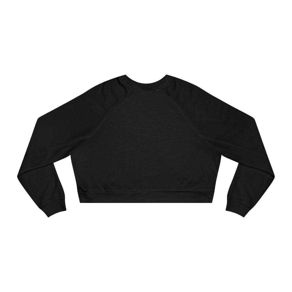 Women's Cropped Sugar&Spite Lips and Star Fleece Pullover