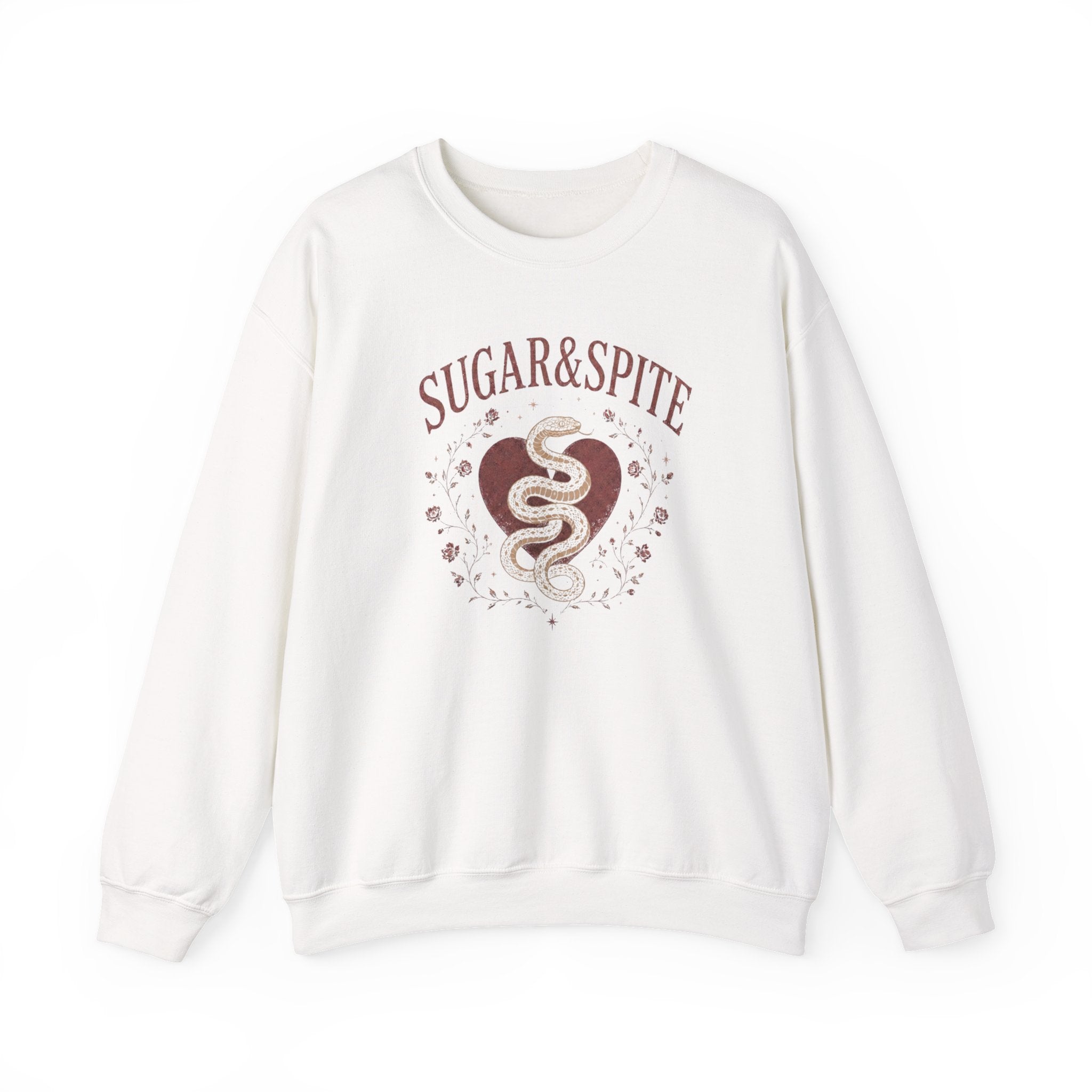 Sugar & Spite Heart Snake Crewneck Sweatshirt