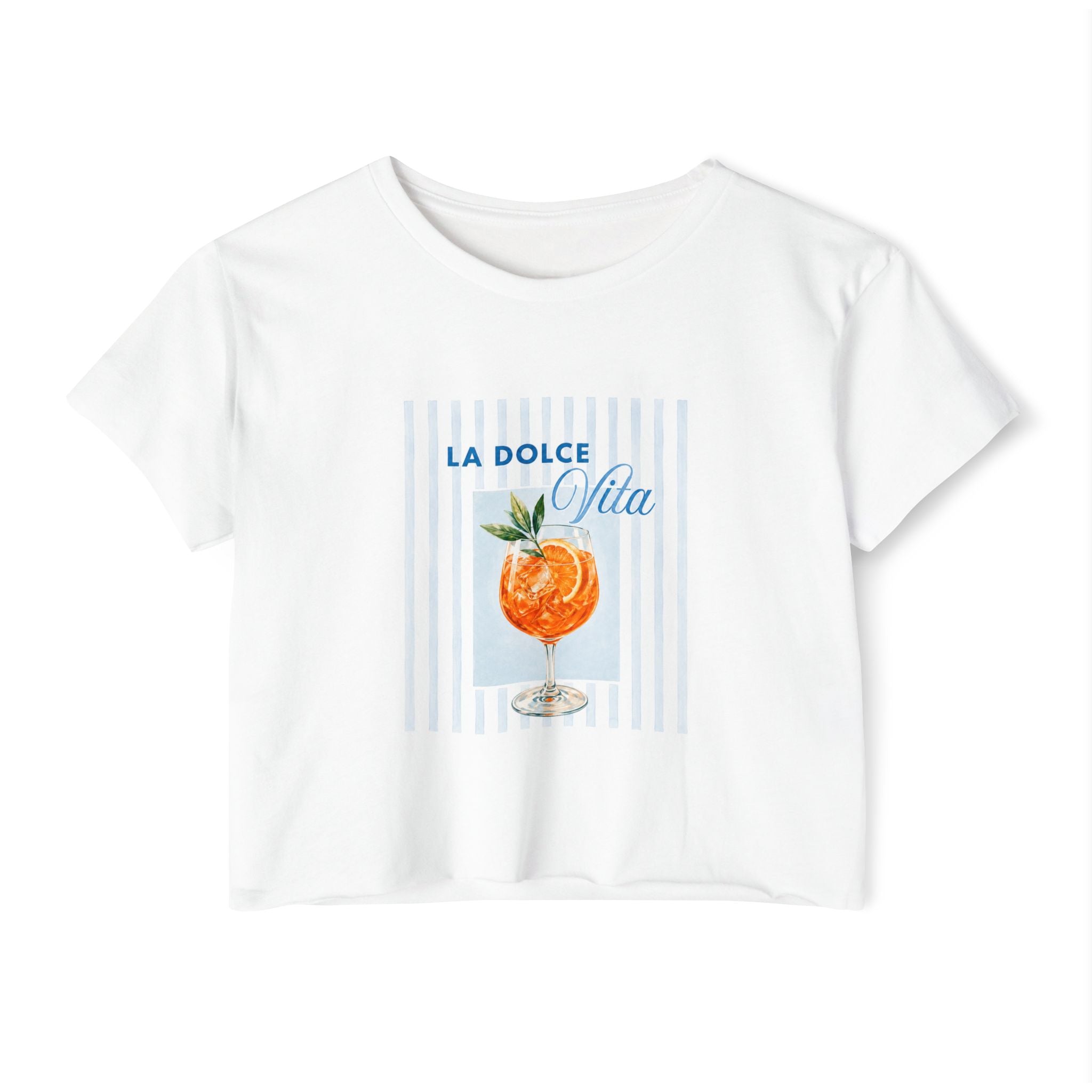 La Dolce Vita Crop Top — Women’s Festival Summer Tee