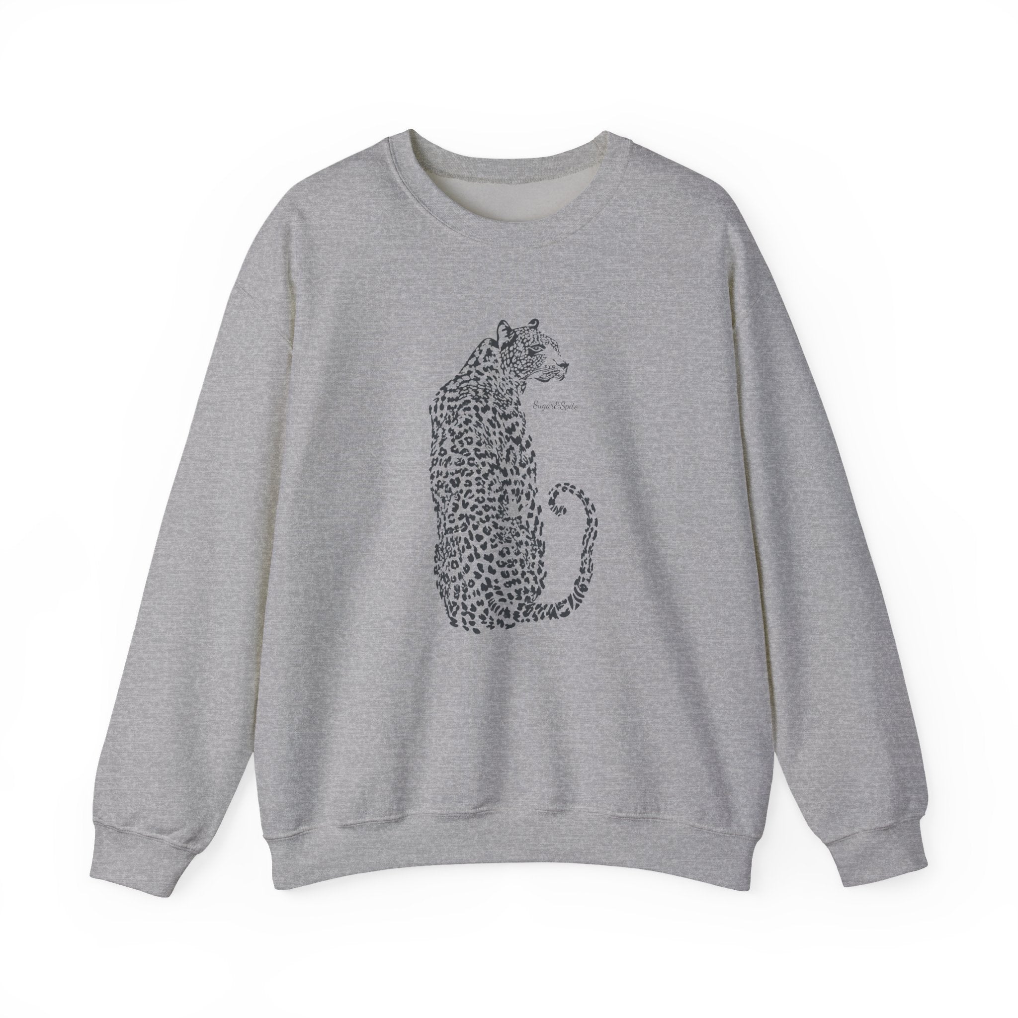Leopard Sketch Crewneck Sweatshirt