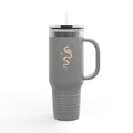 40oz Insulated Travel Mug — Wildflower 'Wander & Sip' Stainless Steel Tumbler