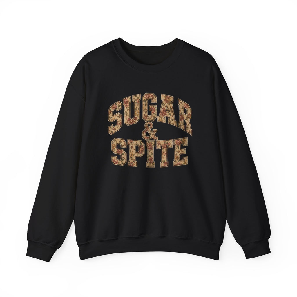 Sugar & Spite Vintage Floral Crewneck Sweatshirt