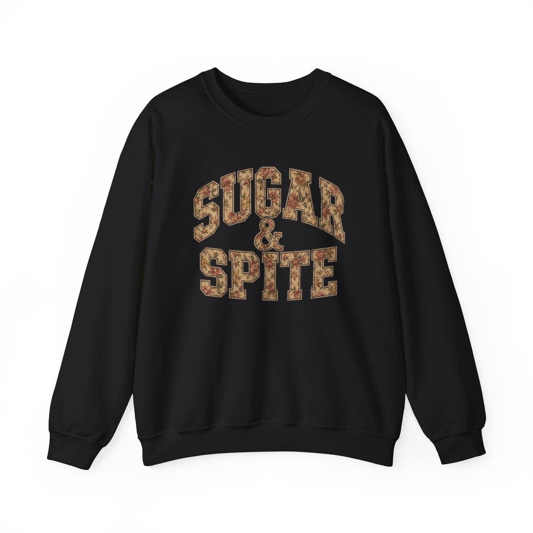 Sugar & Spite Vintage Floral Crewneck Sweatshirt