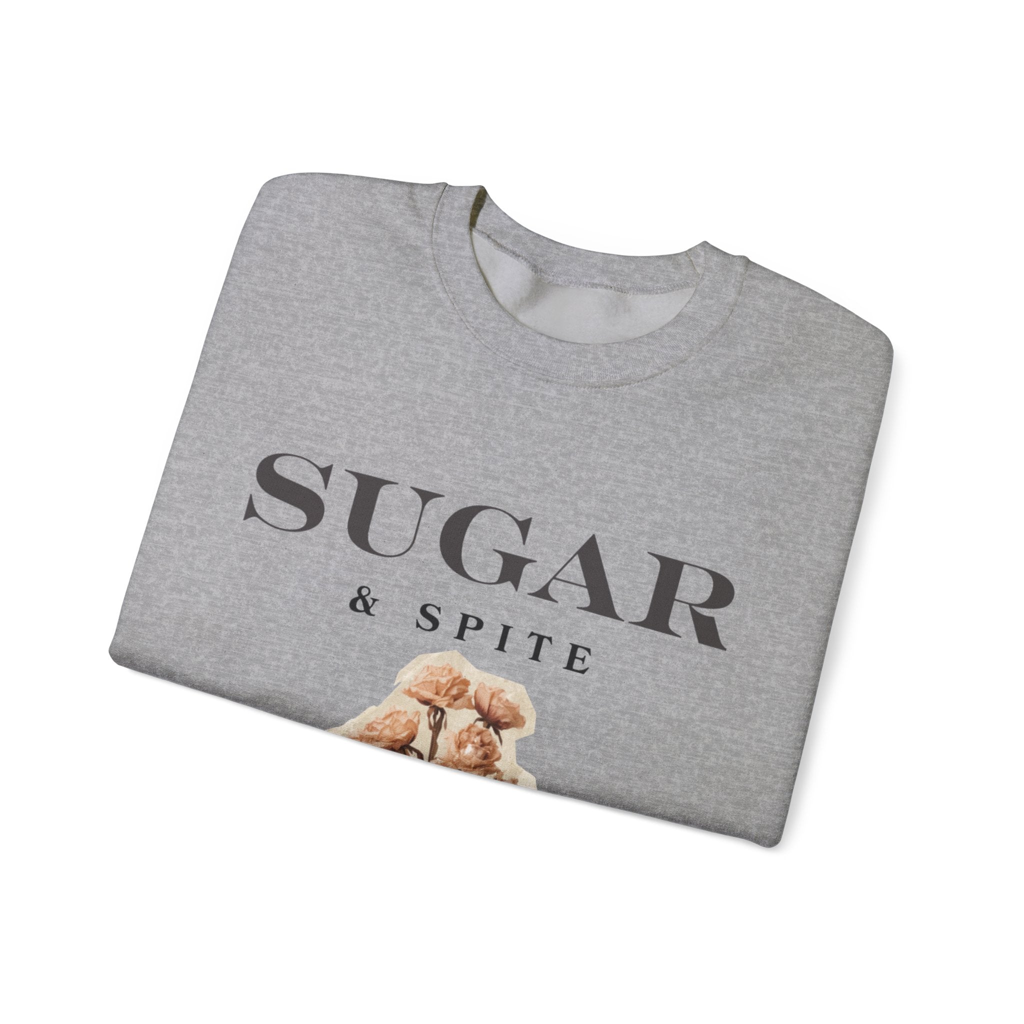 Sugar & Spite Floral Crewneck Sweatshirt