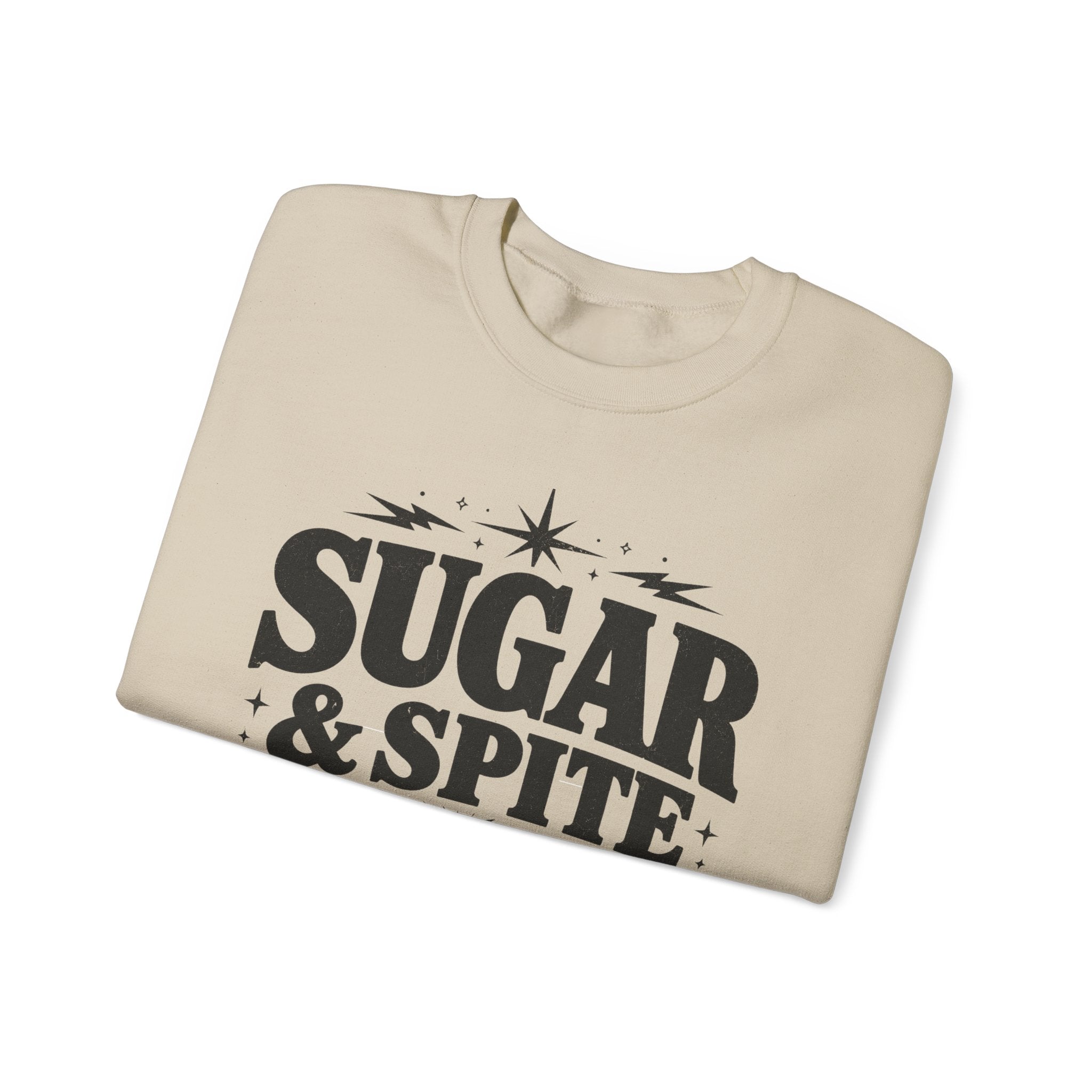 Sugar & Spice Sweatshirt — Retro Feminine Crewneck Gift
