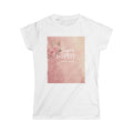 Sugar & Spite Floral Tee — Vintage Pink Women's T-Shirt
