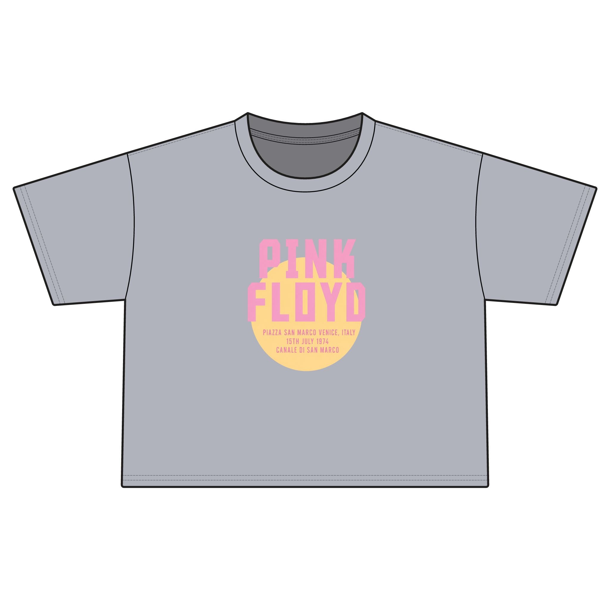 Pink Floyd Retro Sunset Boxy Tee