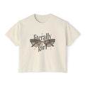Literally Girl sunglasses tee | Boxy Tee